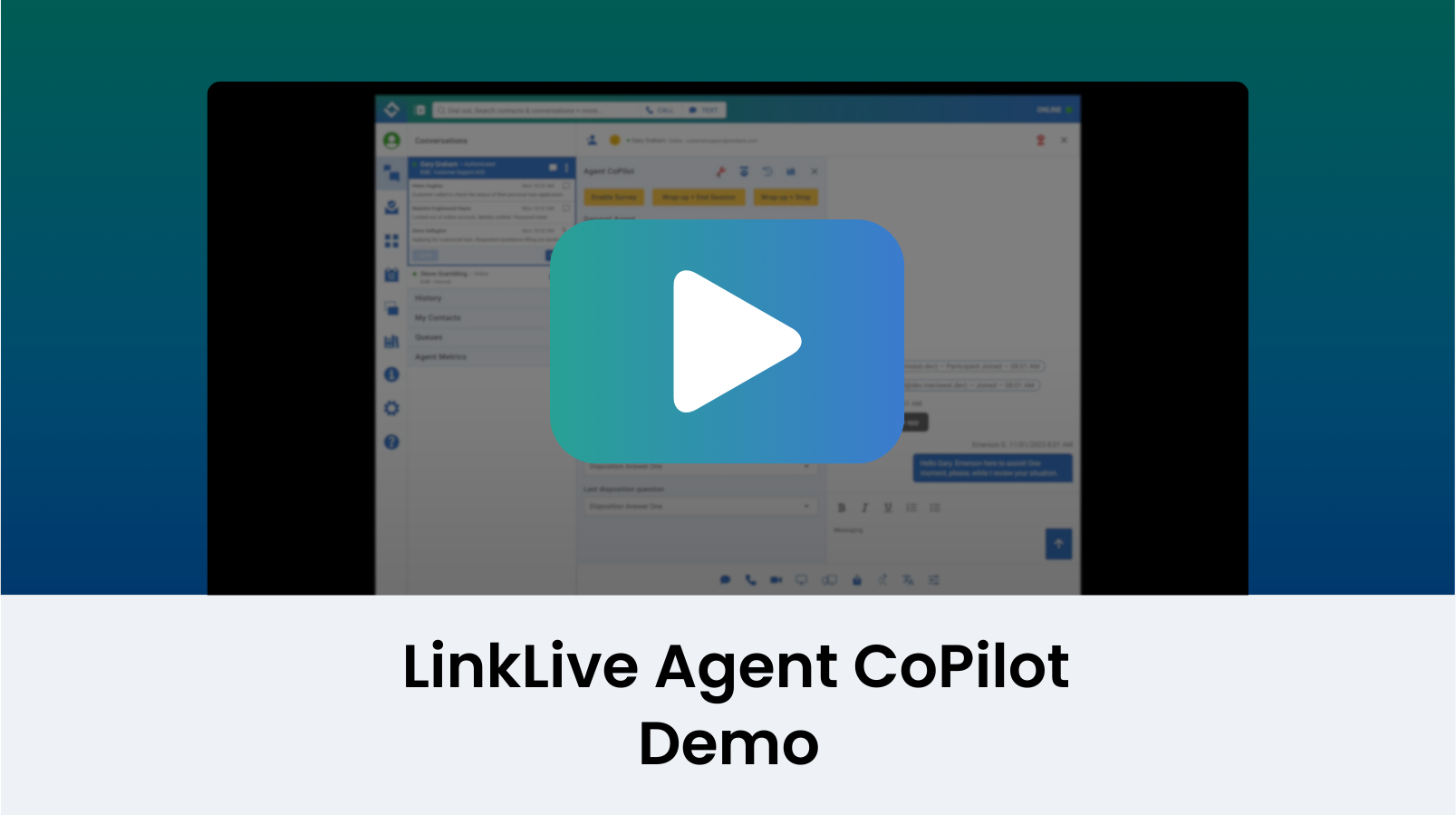 Agent CoPilot Demo - Thumbnail